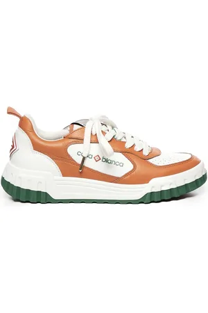 Casablanca Homme, Chaussures, Multicolore, Taille: 45 EU Baskets avec tige en cuir et logo
