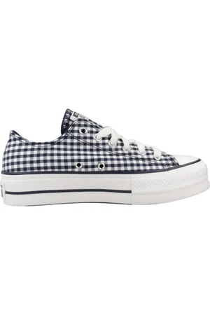 Converse Femme, Chaussures, Bleu, Taille: 38 EU Baskets en Toile Rehaussées