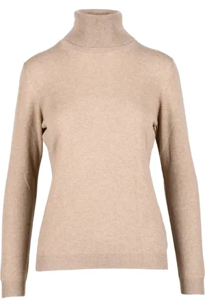 BALLANTYNE Femme, Pulls, Brun, Taille: 38 FR Pull en Cachemire