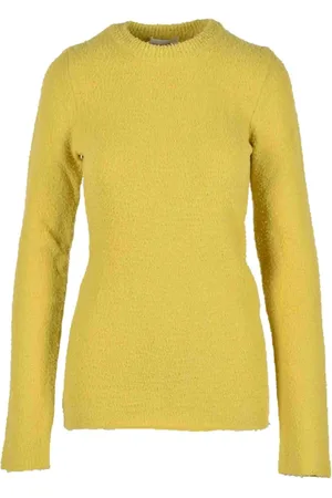 Sportmax Femme, Pulls, Jaune, Taille: 38 FR Pull en Laine Angora