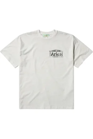ARIES Homme, Tops, Blanc, Taille: M T-shirt Vintage Temple