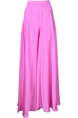 HANITA Femme, Pantalons, Rose, Taille: 42 FR Pantalon Élégant en Polyester