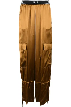 ERIKA CAVALLINI Femme, Pantalons, Brun, Taille: 36 FR Pantalon