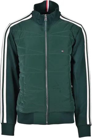 Tommy Hilfiger Homme, Sweatshirts et sweats à capuche, Vert, Taille: 2XL Veste Sweat à Capuche Rembourrée