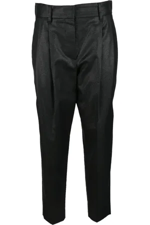 Brunello Cucinelli Femme, Pantalons, Noir, Taille: 38 FR Pantalon