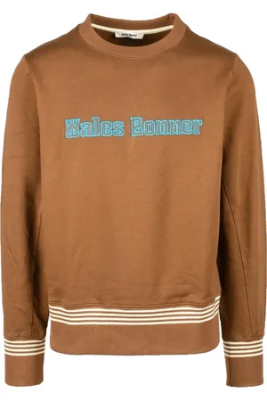 WALES BONNER Homme, Sweatshirts et sweats à capuche, Brun, Taille: XL Maglia