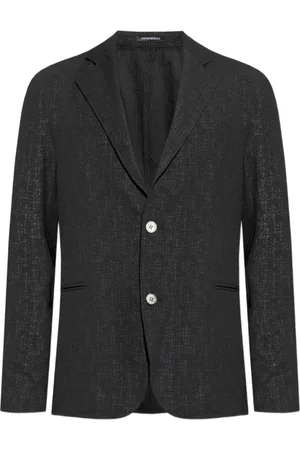 Emporio Armani Homme, Vestes, Noir, Taille: 2XL Vestes Noires pour Hommes