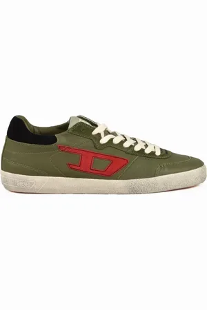 Diesel Homme, Chaussures, Vert, Taille: 42 EU Baskets Casual avec Semelle en Caoutchouc