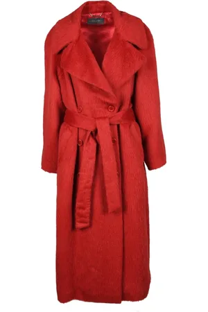 Alberta Ferretti Femme, Manteaux, Rouge, Taille: 38 FR Manteau