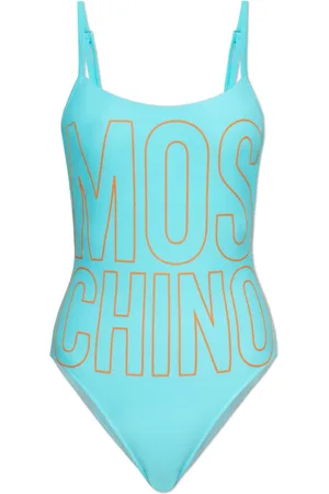 Moschino Femme, Maillots de bain, Bleu, Taille: 38 FR Maillot une pièce