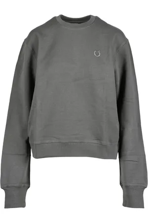 Trussardi Femme, Sweatshirts et sweats à capuche, Gris, Taille: 38 FR Sweat en coton