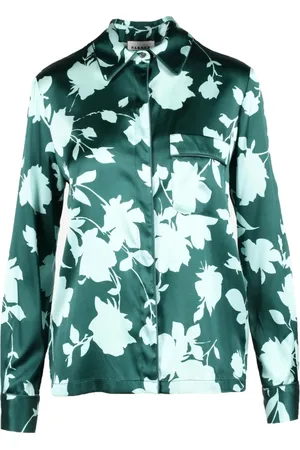 P.A.R.O.S.H. Femme, Blouses et Chemises, Vert, Taille: 36 FR Chemise