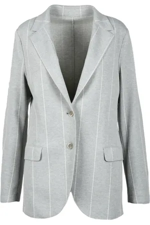 ELEVENTY Femme, Vestes, Gris, Taille: 40 FR Veste