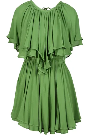 Dondup Femme, Robes, Vert, Taille: 38 FR Robe femme