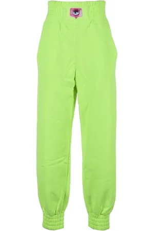 Chiara Ferragni Femme, Pantalons, Vert, Taille: 40 FR Pantalon