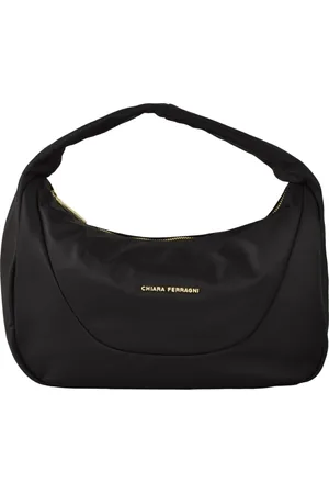 Chiara Ferragni Femme, Sacs, Noir, Taille: ONE Size Sac à Bandoulière Élégant avec Fermeture à Glissière