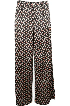 Think! Femme, Pantalons, Multicolore, Taille: 40 FR Pantalon décontracté en polyester