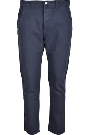D.A. Daniele Alessandrini Homme, Pantalons, Bleu, Taille: W30 Pantalon