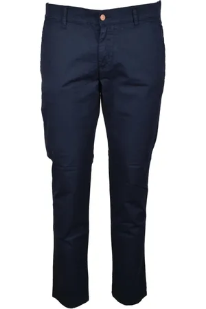 D.A. Daniele Alessandrini Homme, Pantalons, Bleu, Taille: W34 Pantalon