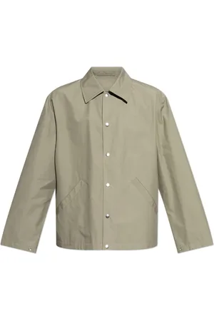 Jil Sander Homme, Vestes, Vert, Taille: M Veste avec col