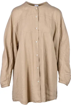 Aspesi Femme, Blouses et Chemises, , Taille: 40 FR Chemise en Lin - Style Classique