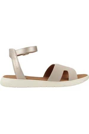 Geox Femme, Chaussures, , Taille: 37 EU Sandales Plates Élégantes Dandra