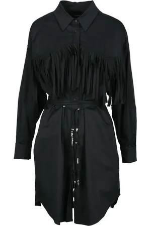 Dondup Femme, Robes, Noir, Taille: 36 FR Robe femme
