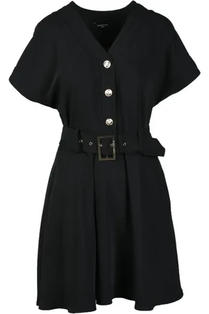 Guess Femme, Robes, Noir, Taille: 42 FR Robe femme