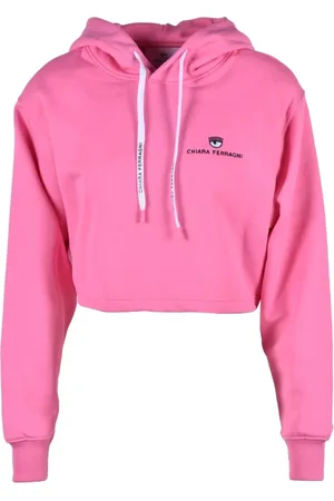 Chiara Ferragni Femme, Sweatshirts et sweats à capuche, Rose, Taille: 38 FR Sweat Mode - Polyester Coton