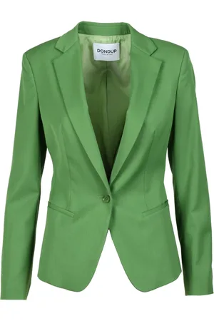 Dondup Femme, Vestes, Vert, Taille: 42 FR Blazer Laine Vierge