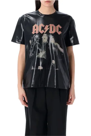 JUNYA WATANABE Femme, Tops, Noir, Taille: 38 FR T-shirt Acdc Band