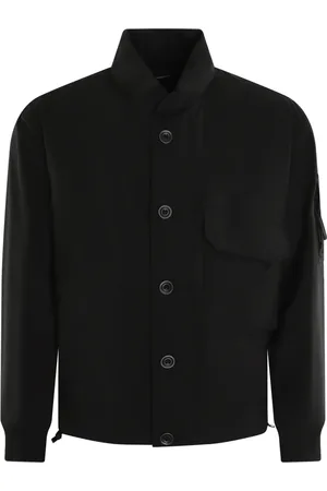 C.P. Company Homme, Vestes, Noir, Taille: M Veste à capuche Pro-Tek Button Noire