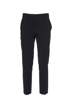 THEORY Femme, Pantalons, Noir, Taille: 34 FR Pantalon Slim Fit en Laine Noire