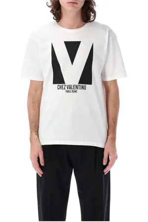 VALENTINO GARAVANI Homme, Tops, Blanc, Taille: L T-shirt Chez Valentino