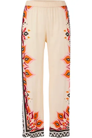Marc Cain Femme, Pantalons, Multicolore, Taille: 42 FR Pantalon multicolore