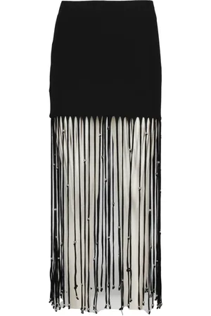 ROTATE Femme, Jupes, Noir, Taille: 36 FR Jupe Élégante Noemi