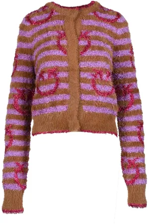 Pinko Femme, Pulls, Multicolore, Taille: 42 FR Cardigan Élégant en Polyamide