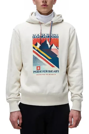 Napapijri Homme, Sweatshirts et sweats à capuche, , Taille: M Sweat à Capuche Stylish pour Homme et Femme