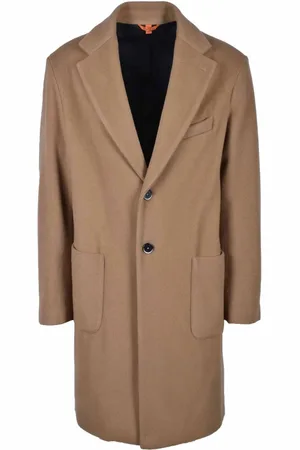 BARENA Homme, Manteaux, Brun, Taille: L Manteau en laine avec boutons