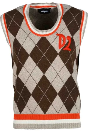 Dsquared2 Homme, Pulls, Multicolore, Taille: S Gilet tricoté