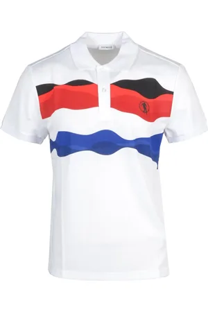 Bikkembergs Homme, Tops, Blanc, Taille: 3XL T-shirt style polo en polyester