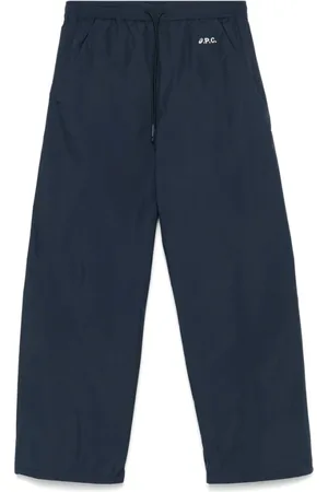 A.P.C. Homme, Pantalons, Bleu, Taille: XS Shorts Bleu Marine à Cordon de Serrage