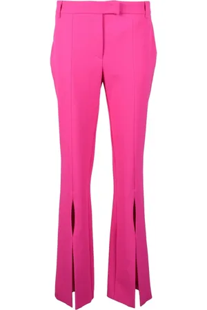 VERSACE Femme, Pantalons, Rose, Taille: 38 FR Pantalon Élégant Stretch