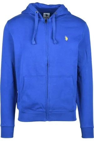 U.S. Polo Assn. Homme, Sweatshirts et sweats à capuche, Bleu, Taille: 2XL Sweat en coton
