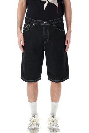 Pop Trading Company Homme, Shorts, Noir, Taille: S Jeans Denim pour des tenues élégantes