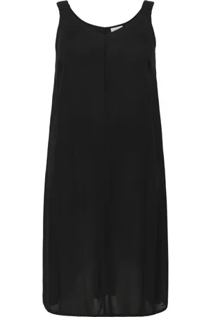 Kaffe Femme, Robes, Noir, Taille: 48 FR Robe Noire Simple Accessoire