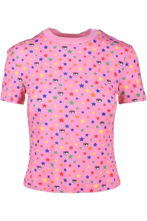 Chiara Ferragni Femme, Tops, Rose, Taille: 38 FR Tshirt