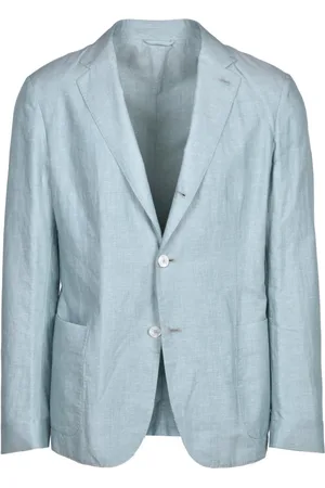 Ermenegildo Zegna Homme, Vestes, Vert, Taille: L Veste formelle en coton, lin, soie