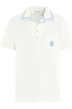 Drôle de Monsieur Homme, Tops, Blanc, Taille: M Polo à Carreaux