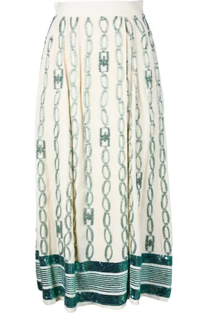 Elisabetta Franchi Femme, Jupes, Multicolore, Taille: 38 FR Jupe